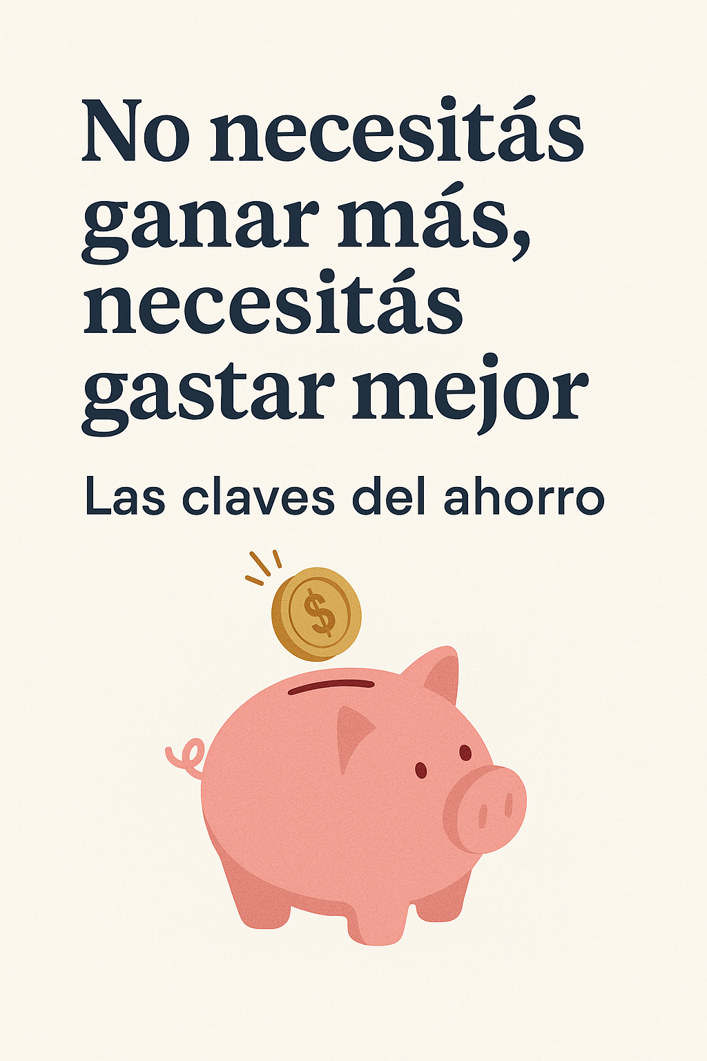 No necesitas ganar más, necesitas gastar mejor: Las claves del ahorro